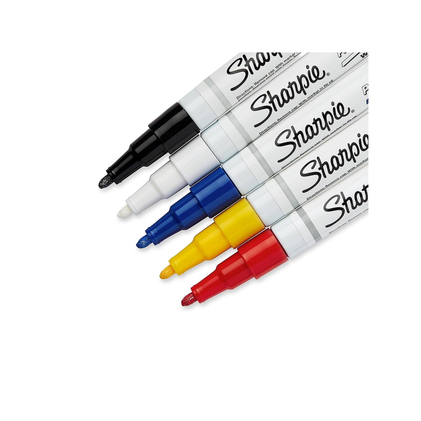 Sharpie Oil-Based Paint Markers, Fine Point, 5 Count - Great for Rock Painting