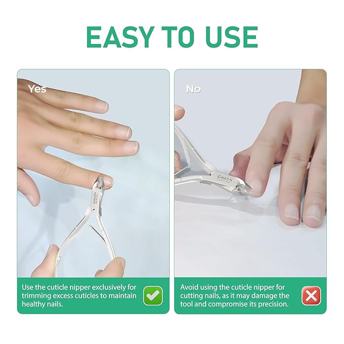 Professional Cuticle Trimmer Nail Cuticle Cutter Stainless Steel Cuticle Nippers with Sharp Blades of Cuticle Remover Clippers Manicure Tools Double Spring - Pedicure Nail Tools (Silver - 4 Pack)