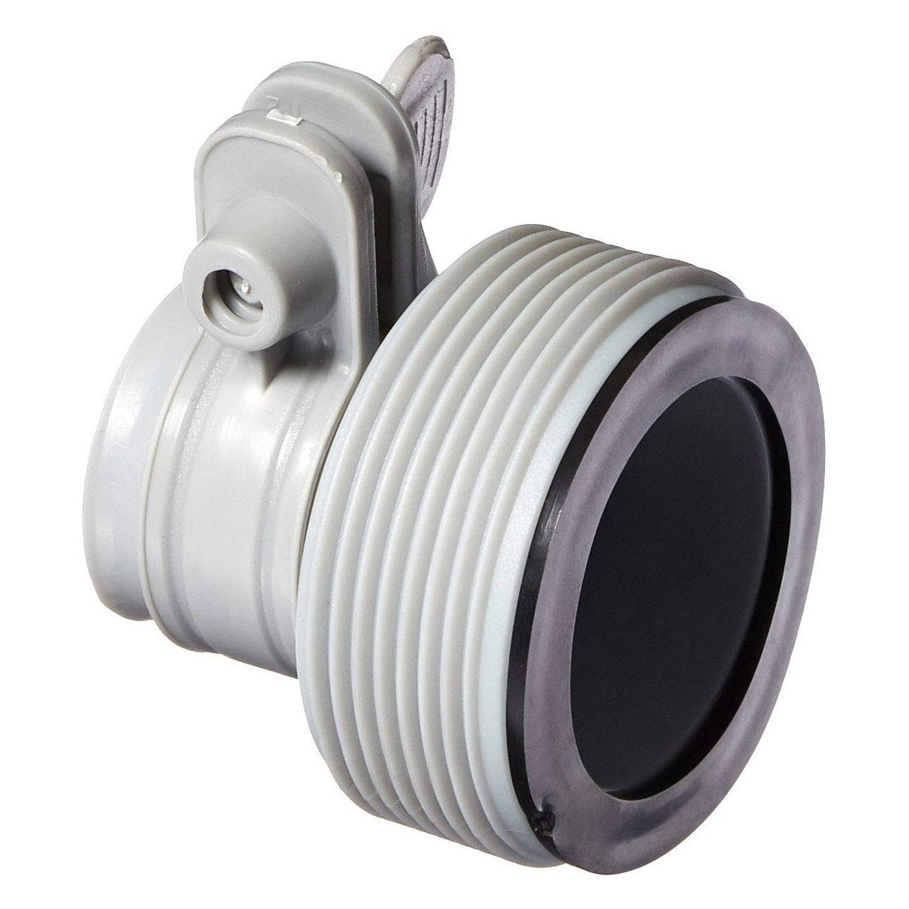 Intex Above Ground Plunger Valves with Gaskets & Nuts + Hose Adapters (2 Each)