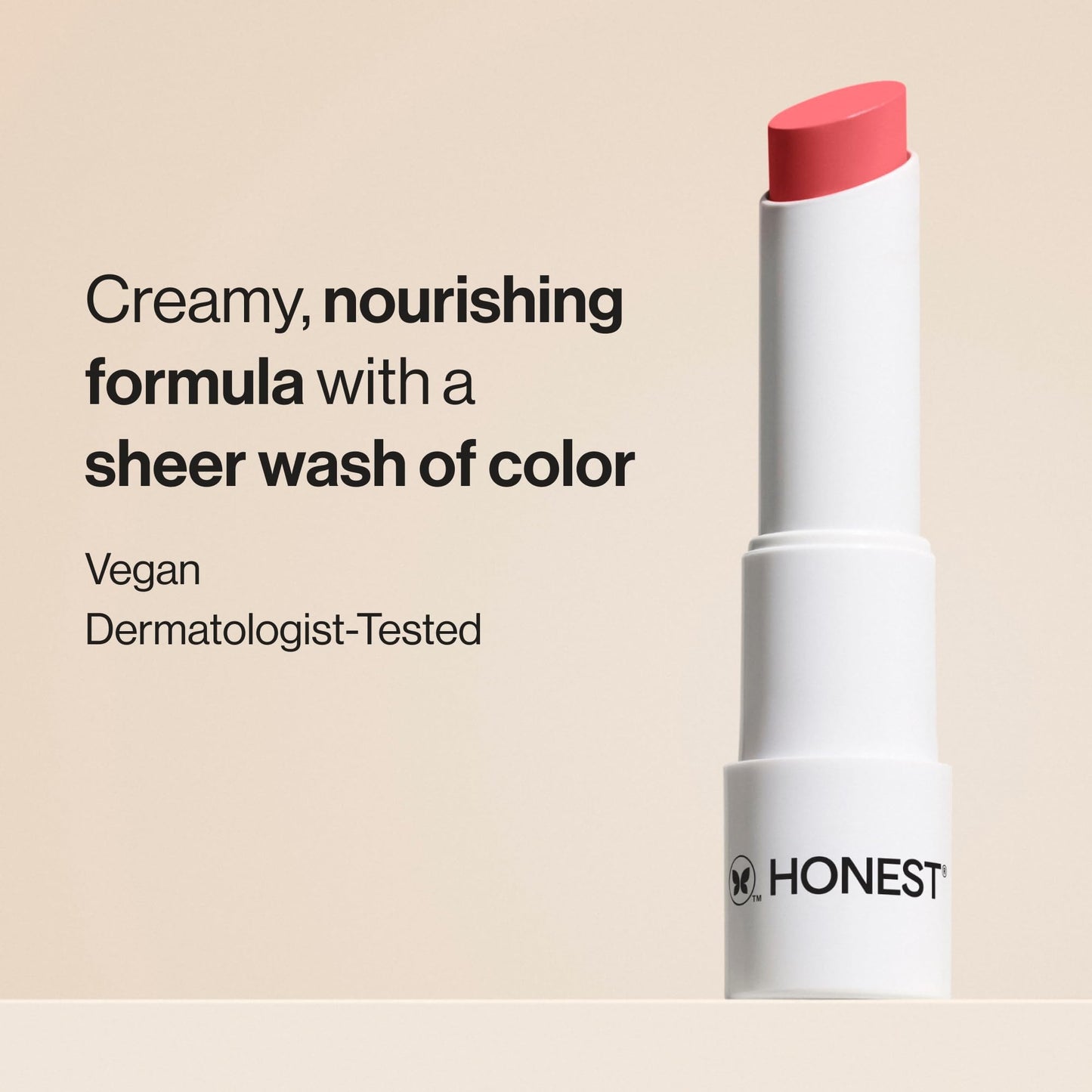 Honest Beauty Moisturizing Vegan Tinted Lip Balm 3-Pack | Antioxidant-rich Acai Extracts + Avocado Oil | Paraben Free + Cruelty Free