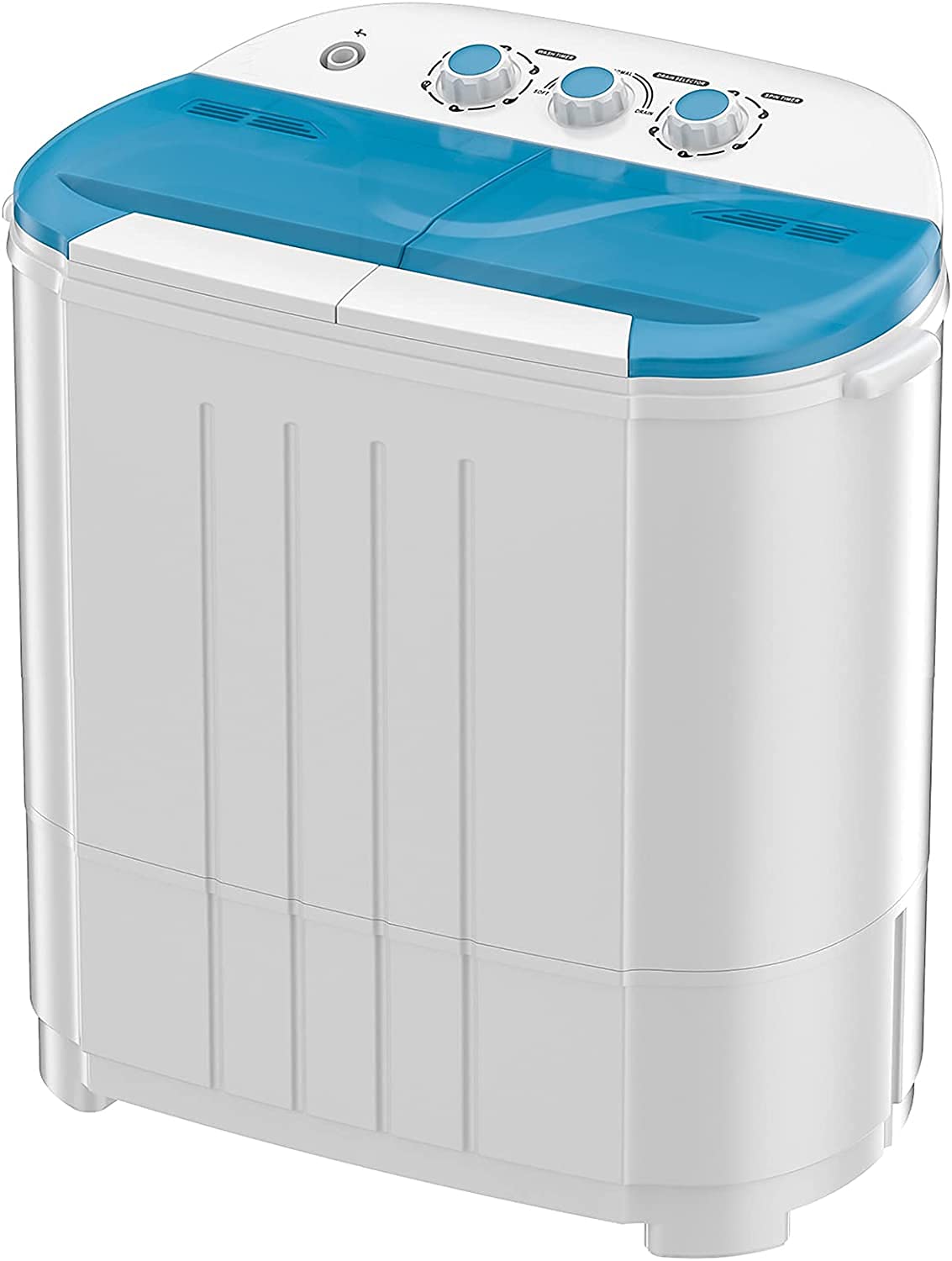 Auertech Portable Washing Machine, 14 Lbs Mini Washer and Spin Dryer Combo, 9 lbs Washer, 5 lbs Spinner, Compact Laundry Machine with Drain Hose, Small Washing Machine for Apartments, Dorm, RV