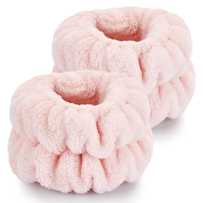 Wrist Bands for Washing Face-Dorbetar, Microfiber Wrist Towels for Washing Face, Spa Wristbands for Washing Face, Face Wash Wristbands, Arm Bands for Washing Face for Woman Children
