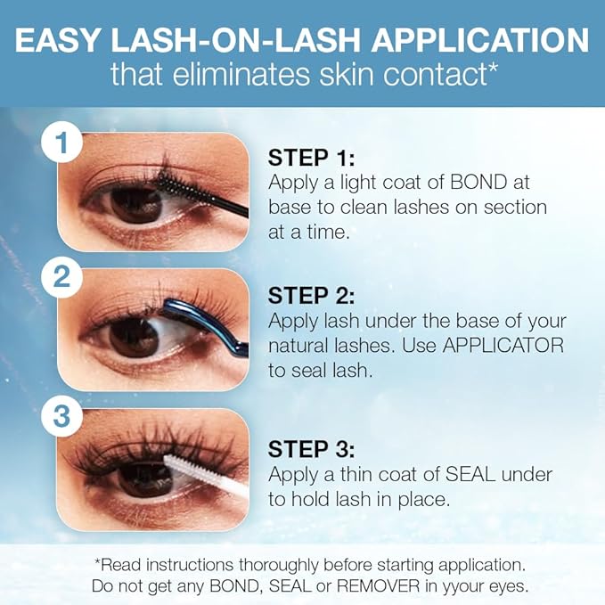 Ardell Seamless Light-as-Air Underlash Extensions - Refill Pack, DIY Cluster Eyelash Extensions, Natural Eyelash Clusters, Individual Lashes, 1 Pack