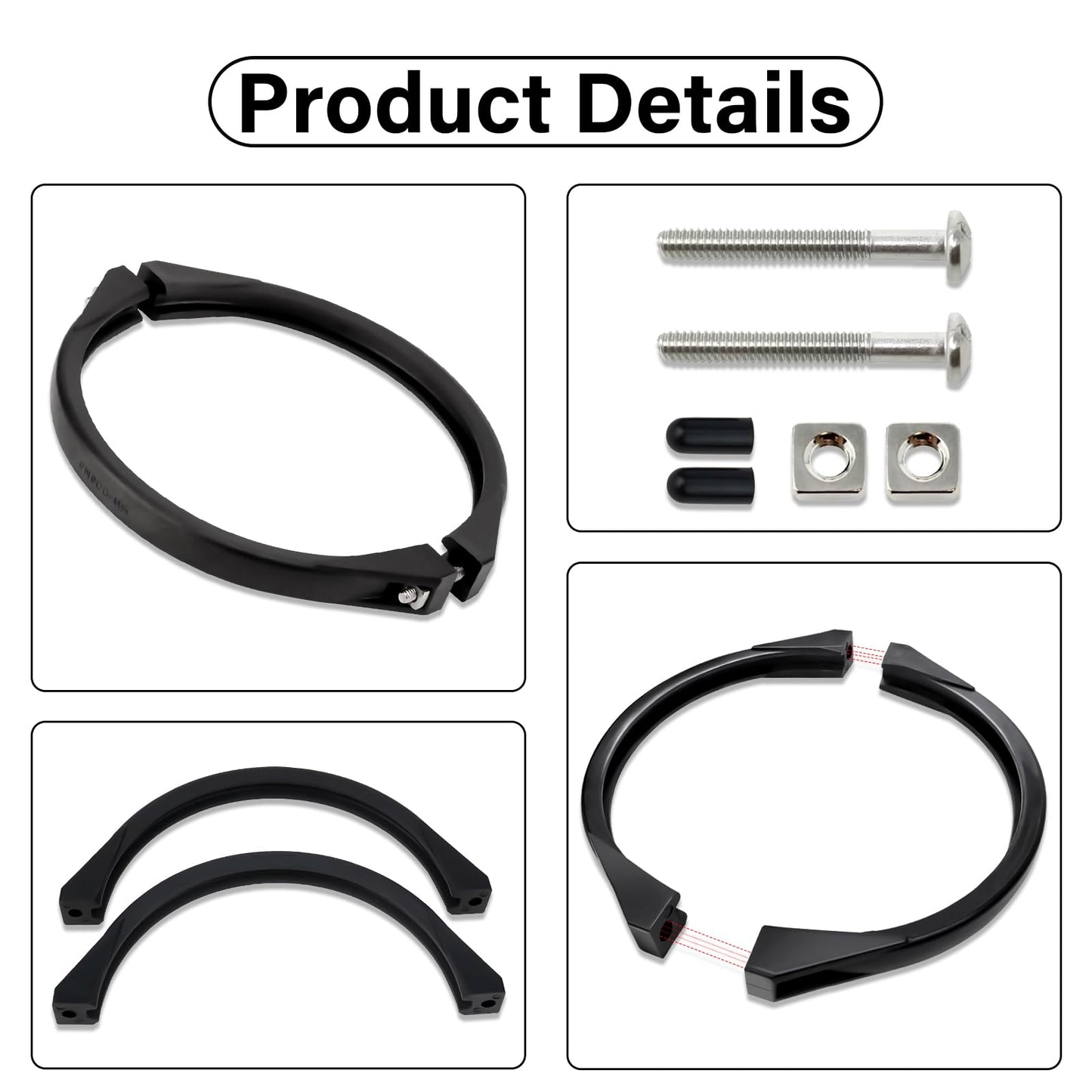 GMX600NM Flange Valve Clamp for Hayward Pro Series Sand Filter Pump Clamp with Screw Swimming Pool Filter Parts Replacement S164T S166T S180T S210T S210S S220T S230T S244T