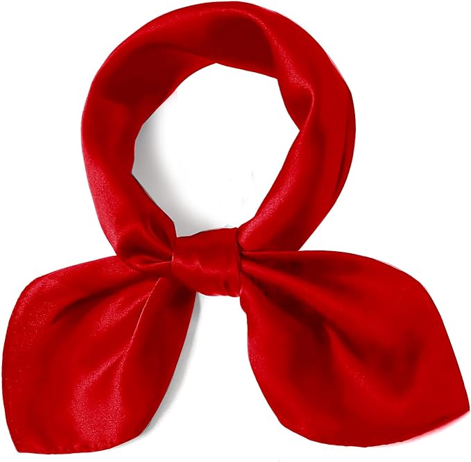 vimate 35" Square Silk Like Head Scarf - Women's Fashion Satin Scarf Bandana for Hair Wrapping at Night.