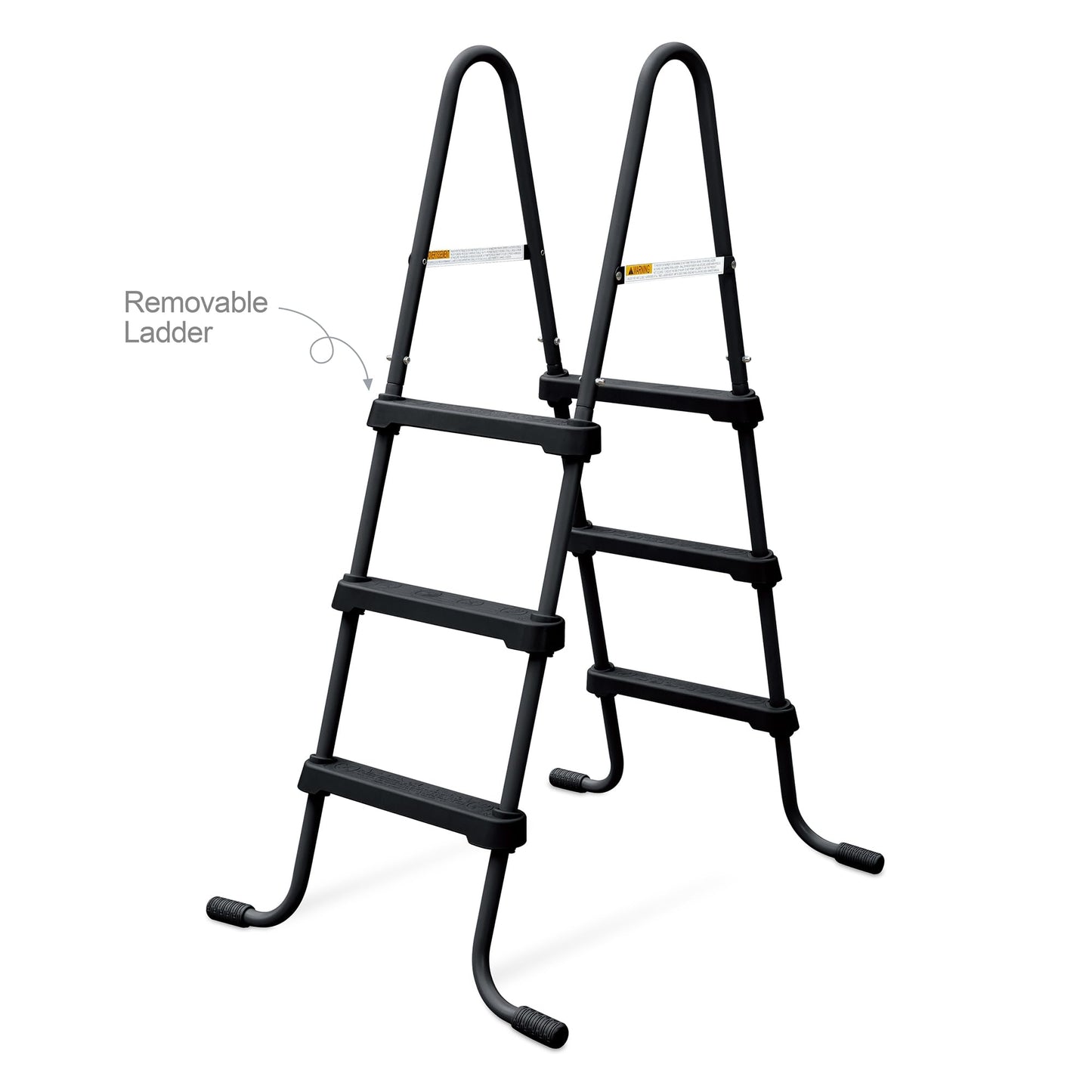 Funsicle 36" SureStep Pool Ladder, for Above Ground Swimming Pools, Black