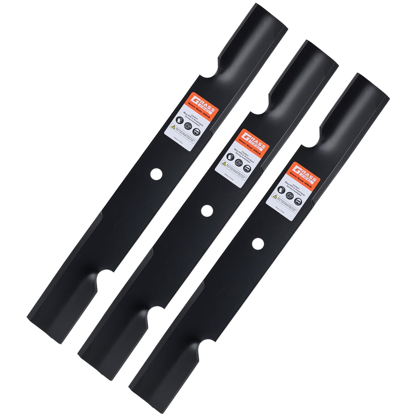 Grasscool 5101755 5101755s Blades Compatible with Ferris Scag Turf Tiger Bad Boy Simplicity 61" Zero Turn Mower Replace for 5020842 48111 481708