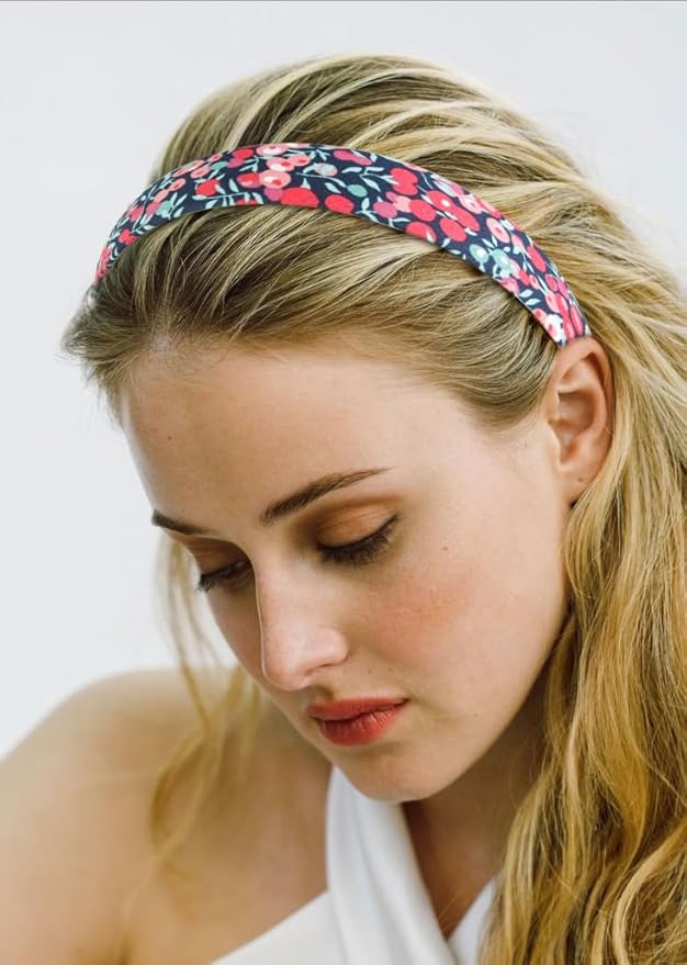 Huachi Headbands for Women Non Slip Trendy Headbands for Women’s Hair 1 inch Wide Cute Headband for Girls, Fall Head Bands Elastic Hair Bands for Womens Fashion Accessories for Women 4PCS