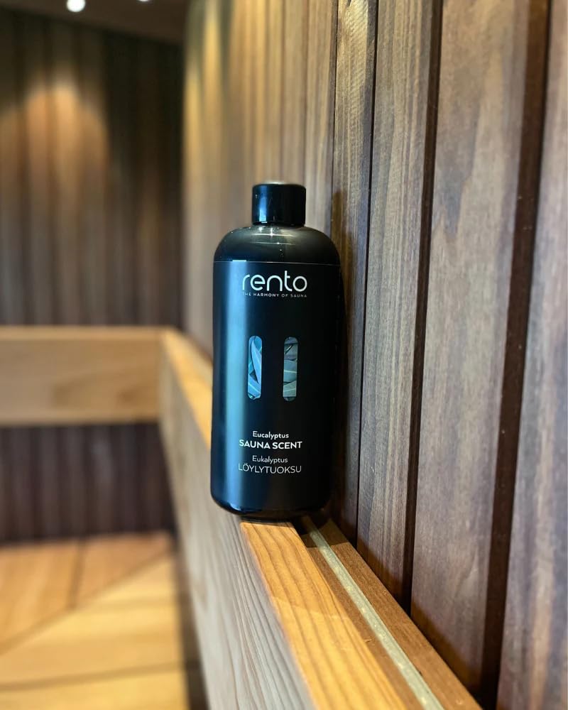 RENTO Sauna Scent 400 ml (13.52 Fl. Oz.), Scented Essential Oil, Made in Finland (Eucalyptus)