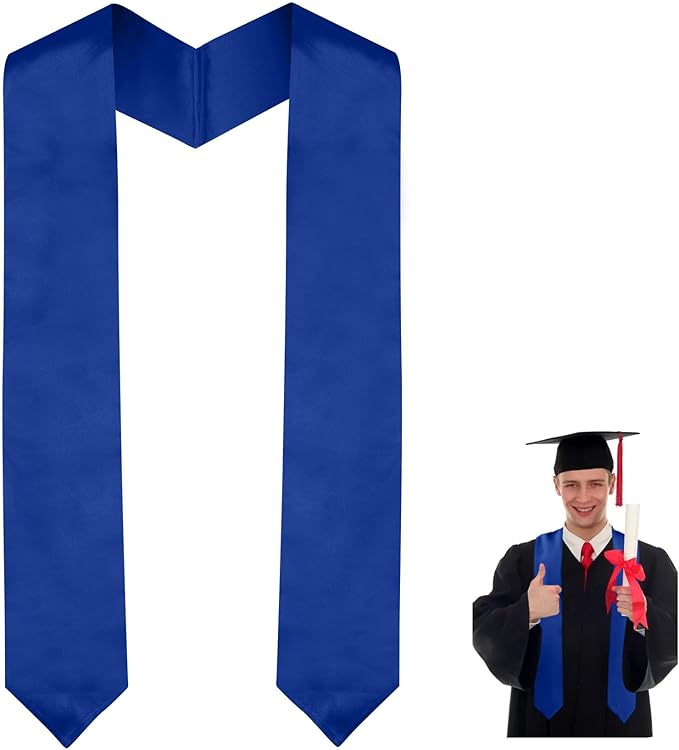 Graduation Stole Graduation Sash Unisex Adults Class of 70'' Stoles for Academic and Choral Ceremony