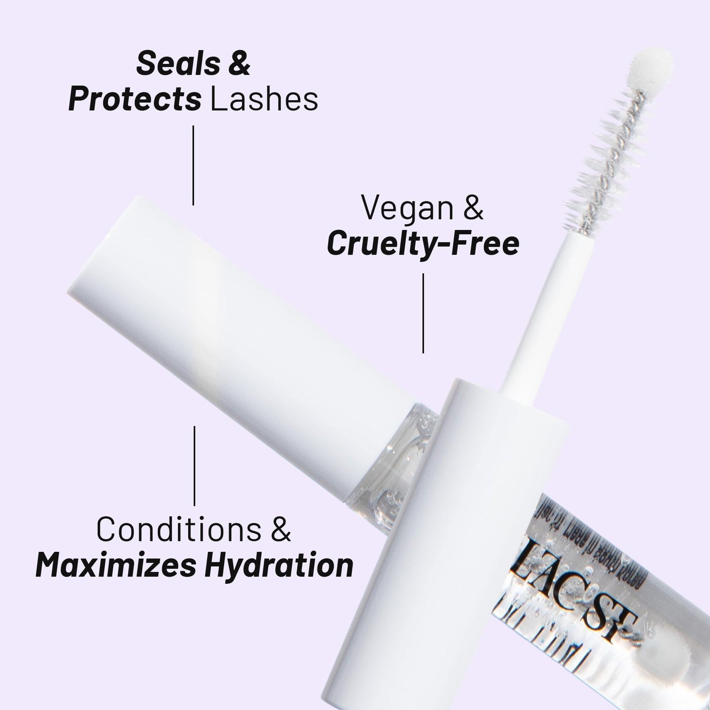 Lilac St - Eternal Bond (Black) Lash Glue & Lash Crystal Coat - Long Lasting & Fast Drying Lash Glue - Sealant for Extended Lash Wear, Reduce Stickiness & Keeps Lashes Clean - Waterproof, Vegan