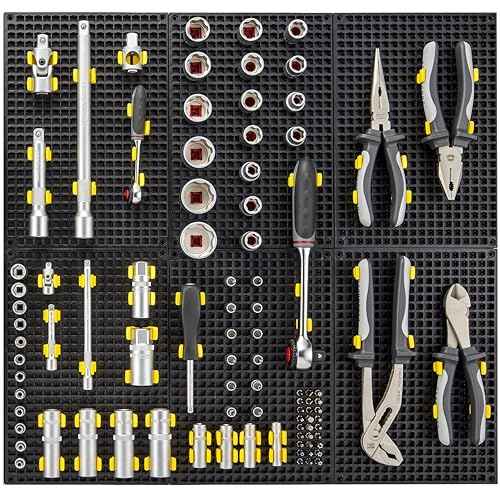 FREE ZONE - 60-Piece Universal Clips - Accessory for FREE ZONE socket organizer to Clip On and Organize Tools