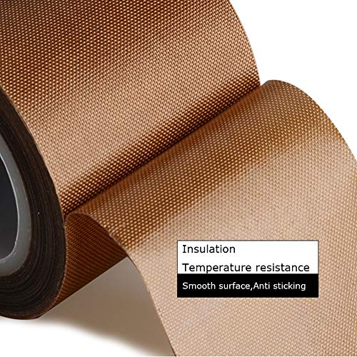 PTFE Adhesive Teflon Tape 1/2Inch x 30 Foot High Temperature Tape for Weston,Seal A Meal, Cabellas Vacuum
