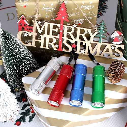 FASTPRO 20-Pack 100 Lumen Super Bright Aluminum LED Flashlights Set, with AAA Dry Batteries Included and Pre-Installed