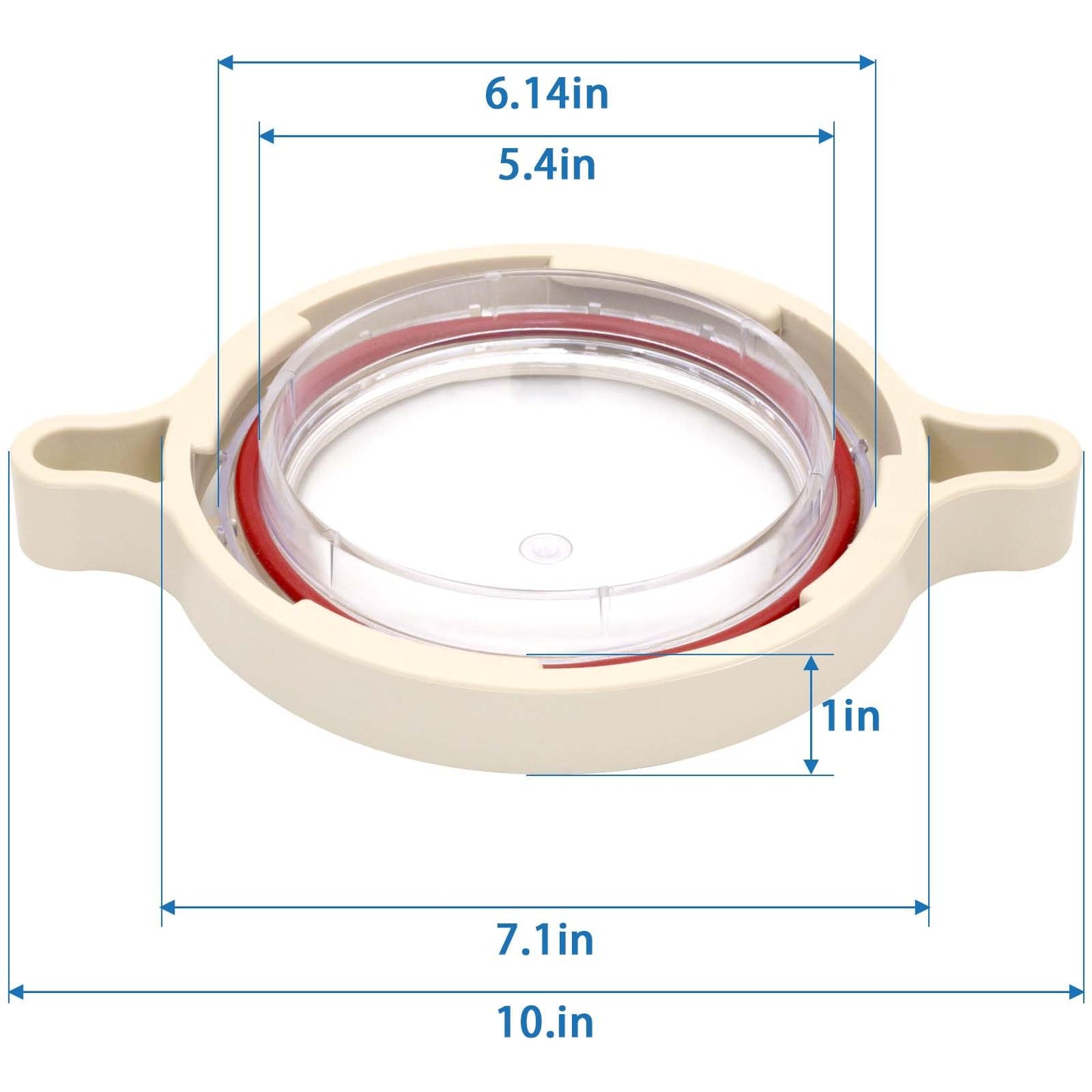 folosem 350090/350091 Pump Lid Assembly Complete Replacement Set for Pentair SuperFlo Pumps (Includes O-Ring)