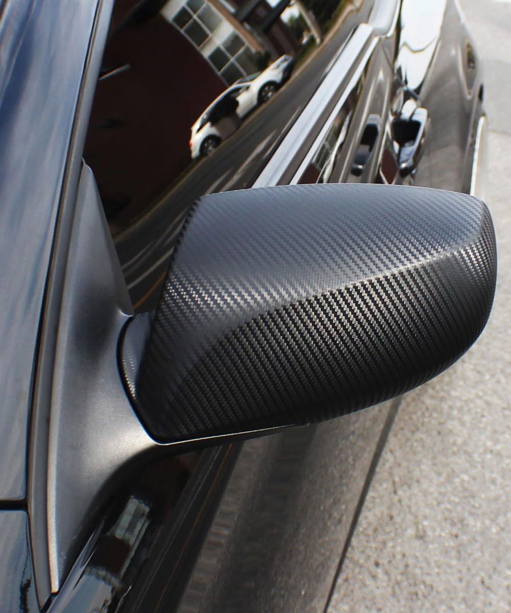 VVIVID® XPO Black Carbon Fiber Car Wrap Vinyl Roll with Air Release Technology (1.5ft x 5ft)