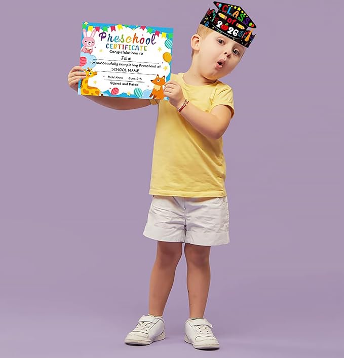 WaaHome Paper Crown Hats
