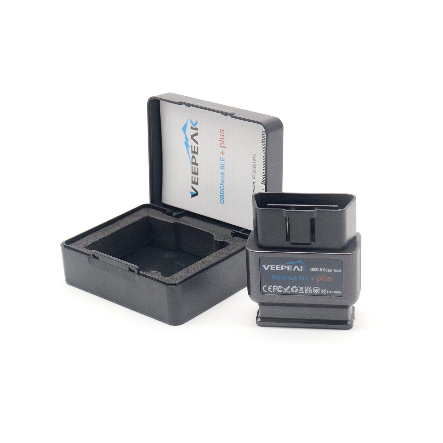 Veepeak OBDCheck BLE+ Bluetooth OBD II Scanner for iOS & Android, Car Check Engine Code Reader Wireless OBD Diagnostic Scan Tool