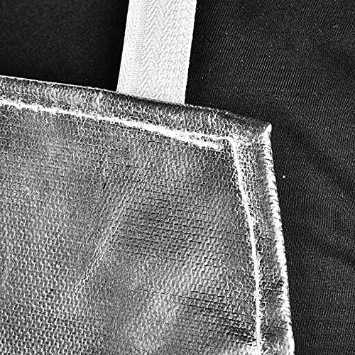 Heat Resistant Apron, Aluminum Foil Apron 1000¡ÆC Heat Resistant Apron High Temperature Resistant Working Apron