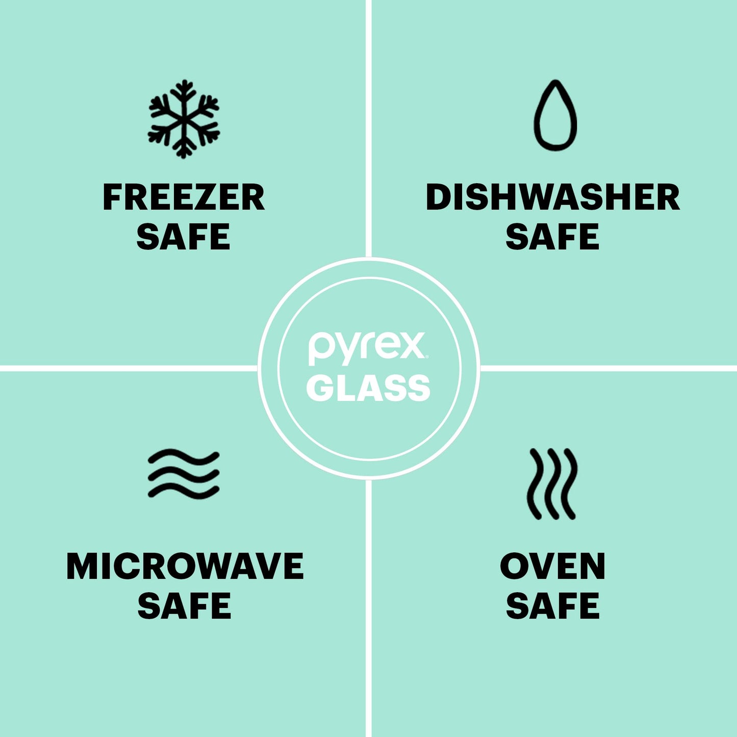 Pyrex Basics 2-Qt Glass Baking Dish with Lid, Tempered Glass Baking Dish with Large Handles, Non-Toxic, BPA-Free Lid, Dishwashwer, Microwave, Freezer and Pre-Heated Oven Safe