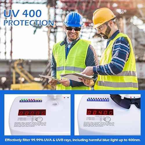 OXG 12 Pack Safety Glasses for Men Women, ANSI Z87.1 Work Glasses Scratch Impact Resistant Lens Protective Eyewear