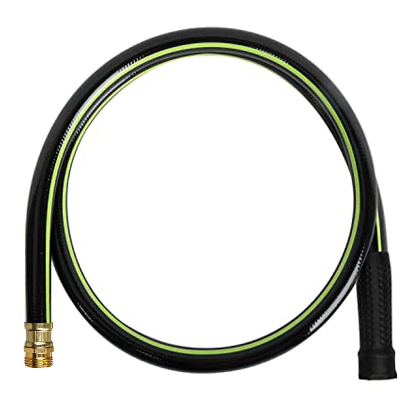Worth Leader Short Garden Hose 3/4 in. x 4 ft. - Heavy Duty Lightweight PVC Water Hose - Flexible, No Kink, Leakproof, Male to Female Fittings - 200PSI Work & 500PSI Burst, for Lawn & Commercial Use