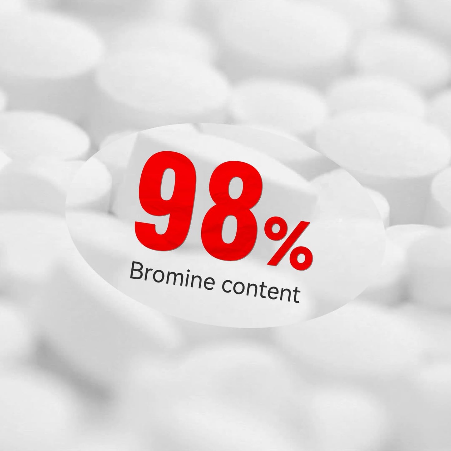 5 LBs Bromine Tablets for Hot Tubs & Spas –1 inch Fast Dissolving, Low Odor, Long-Lasting