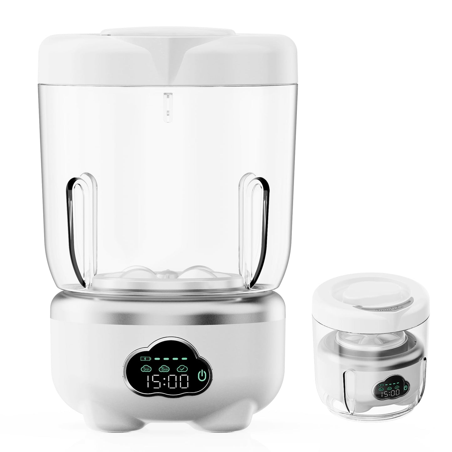 Mini Underwear Washing Machine, Portable Washing Machine, Upgrade 1.6L Foldable Mini Washer with 3 Modes, Rechargeable Laundry Machine for Socks, Bikinis,Baby Clothes, Travel, RV, Apartment