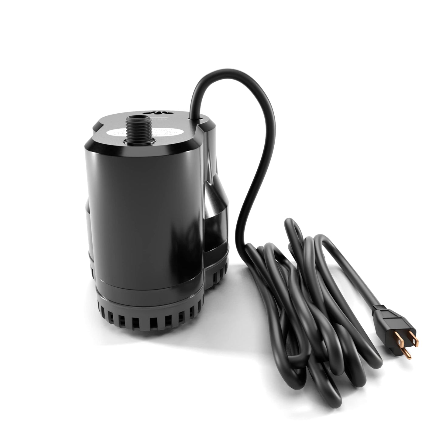 FibroPool Pool Cover Pump - Submersible Electric Utility Water Pumps - 16 Foot Heavy Drain Hose - for All Swimming Pools, Spas and Hot Tubs