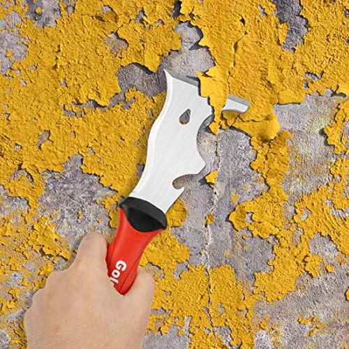 Goldblatt 9-in-1 Drywall Paint Scraper, Stainless Steel Putty Knife Scraper