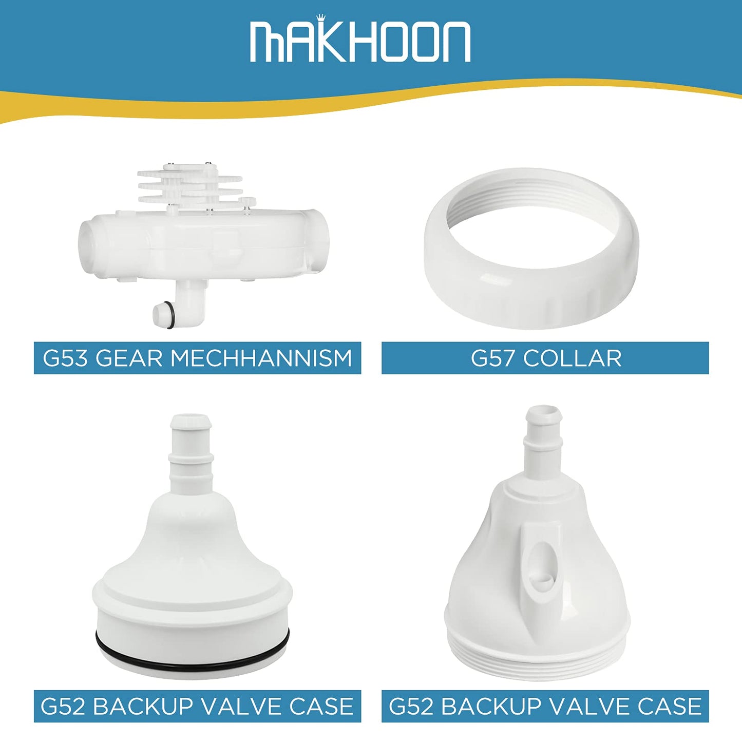 MAKHOON [Upgraded] Pool Cleaner Feed Hose Replacement for Zodiac Polaris 280 380 180 3900 Pool Cleaner Feed Hose G5(Not Compatible with Polaris 360)