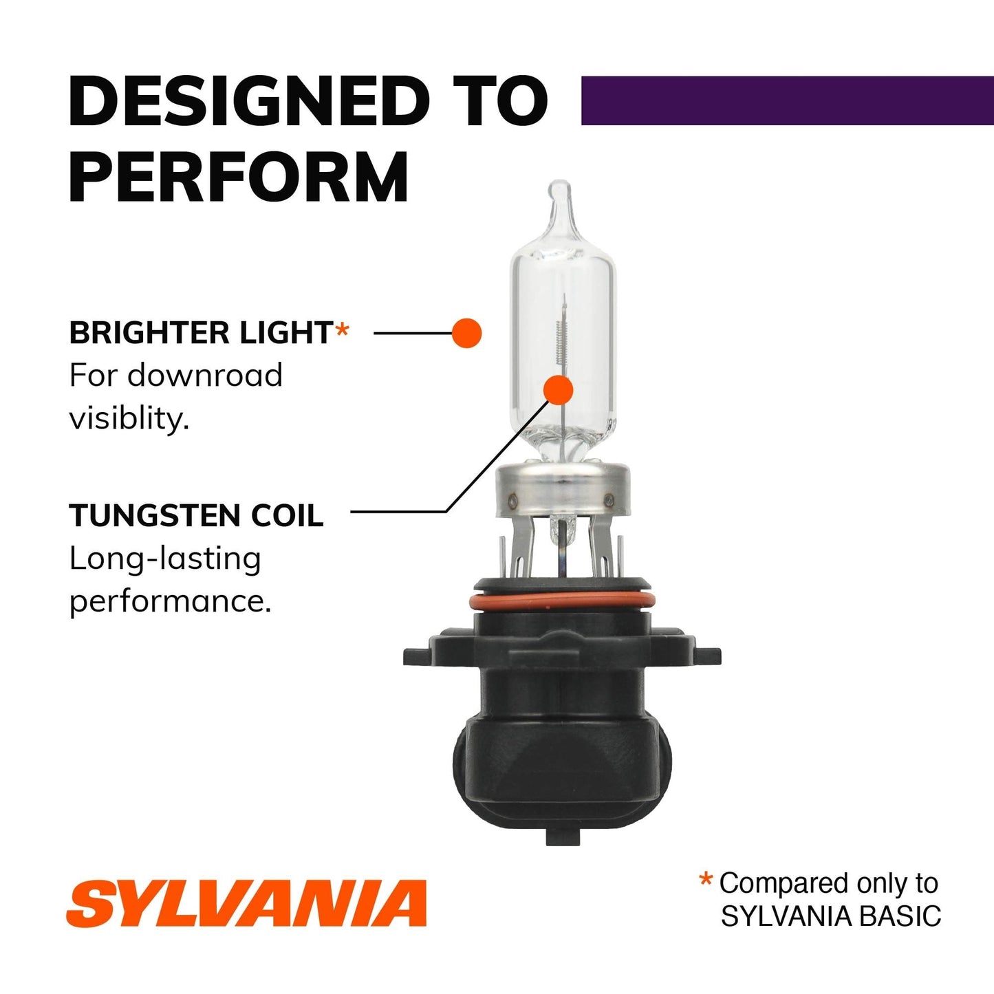 SYLVANIA - 9005 XtraVision - High Performance Halogen Headlight Bulb, High Beam, Low Beam and Fog Replacement Bulb (Contains 2 Bulbs)