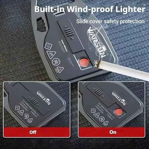 Lighter Electric Lighter and LED Flashlight ? 2-in-1 | WARSUN 3-Pack Mini Clip-On Rechargeable EDC Flashlight, 400 Lumens, USB-C, Bottle Opener, Dog Light, Everyday Carry