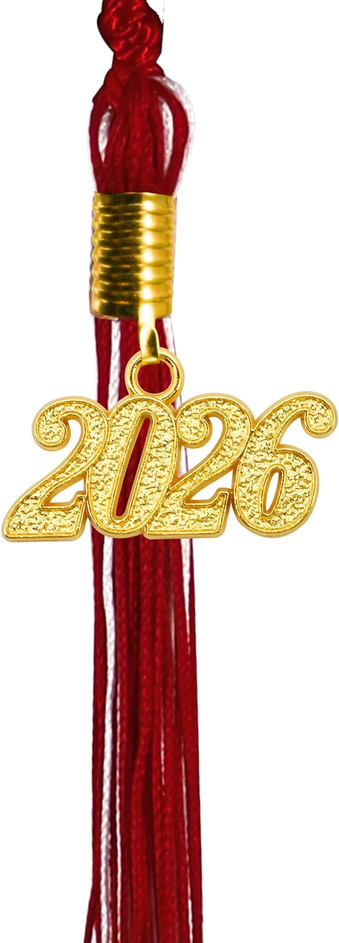 GraduationMall Single&Multiple Color Graduation Tassel with 2026 Year Charm 9"