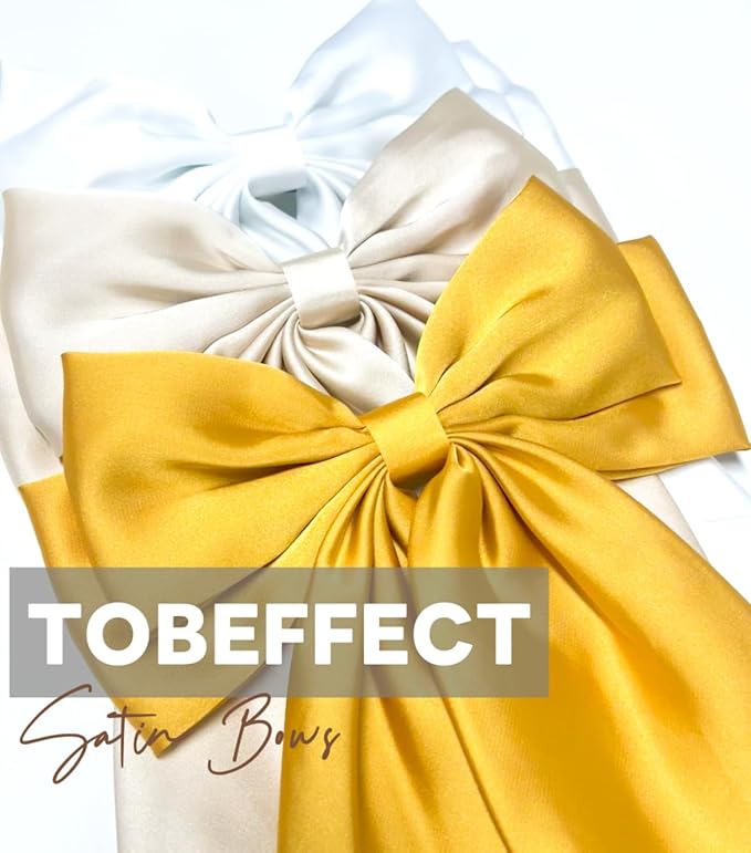 Hair Bows for Women Hair Ribbon Bow Hair Clips with Long Tails Vintage Hair Accessories for Women