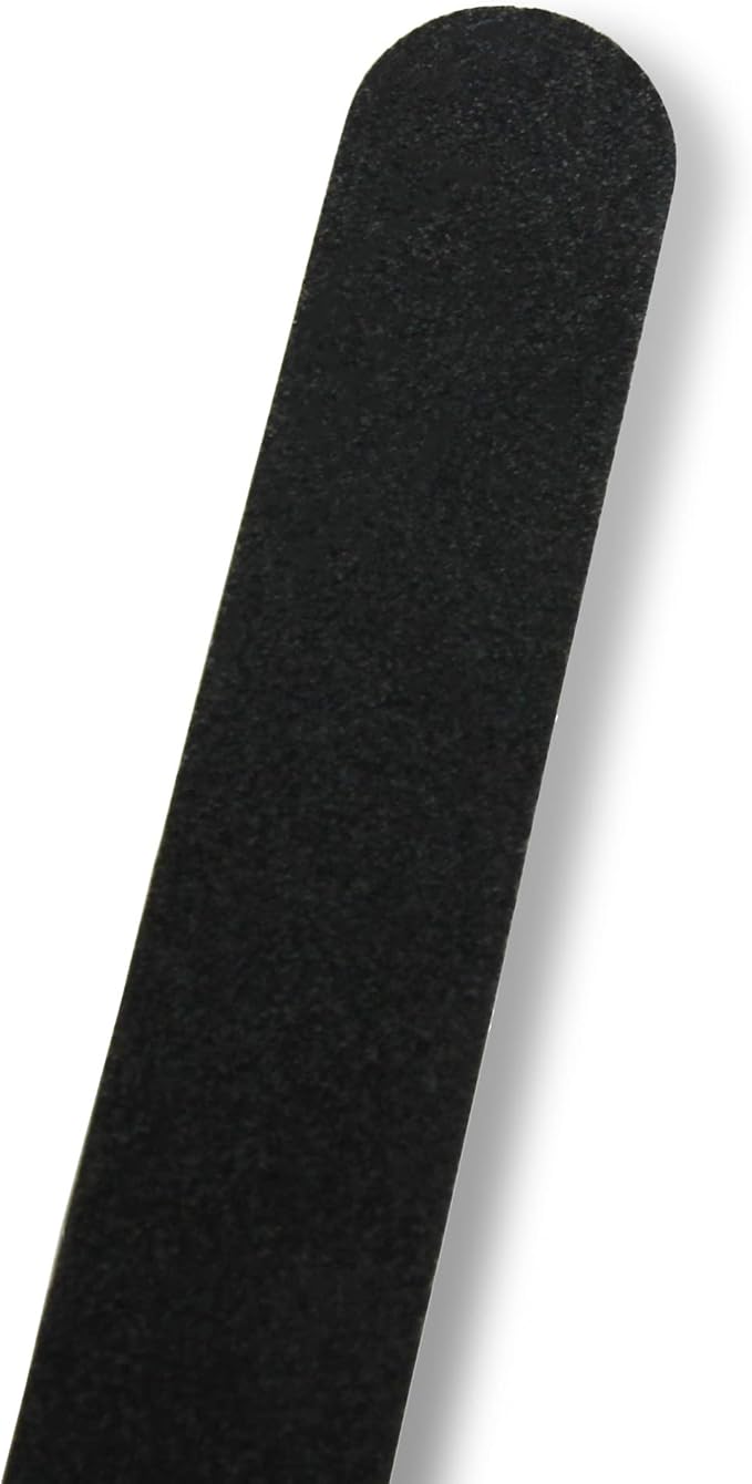 Amazon Basics Double Sided Nail Files Salon Boards 4-Pack for Nail Care and Shaping, Black