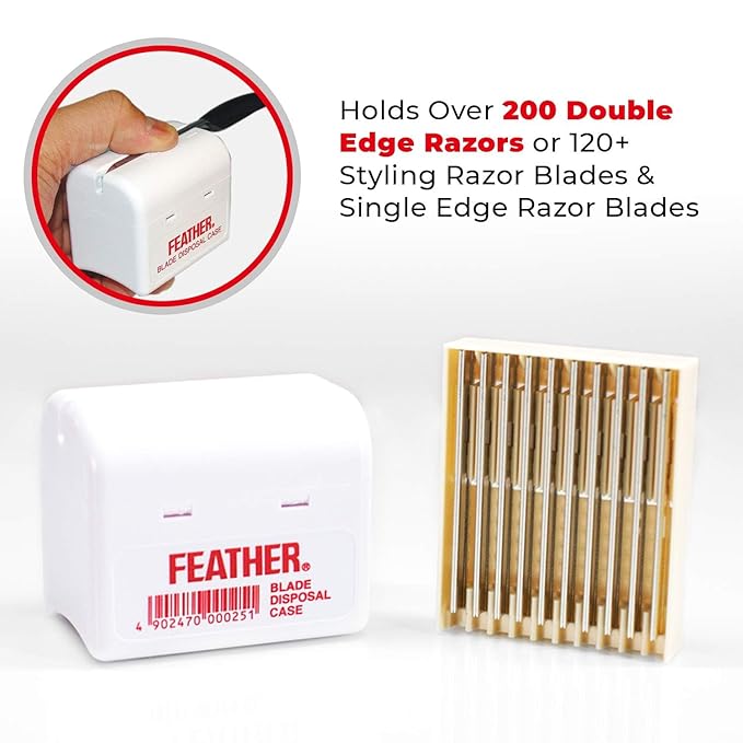 Feather Styling Razor Disposal Case