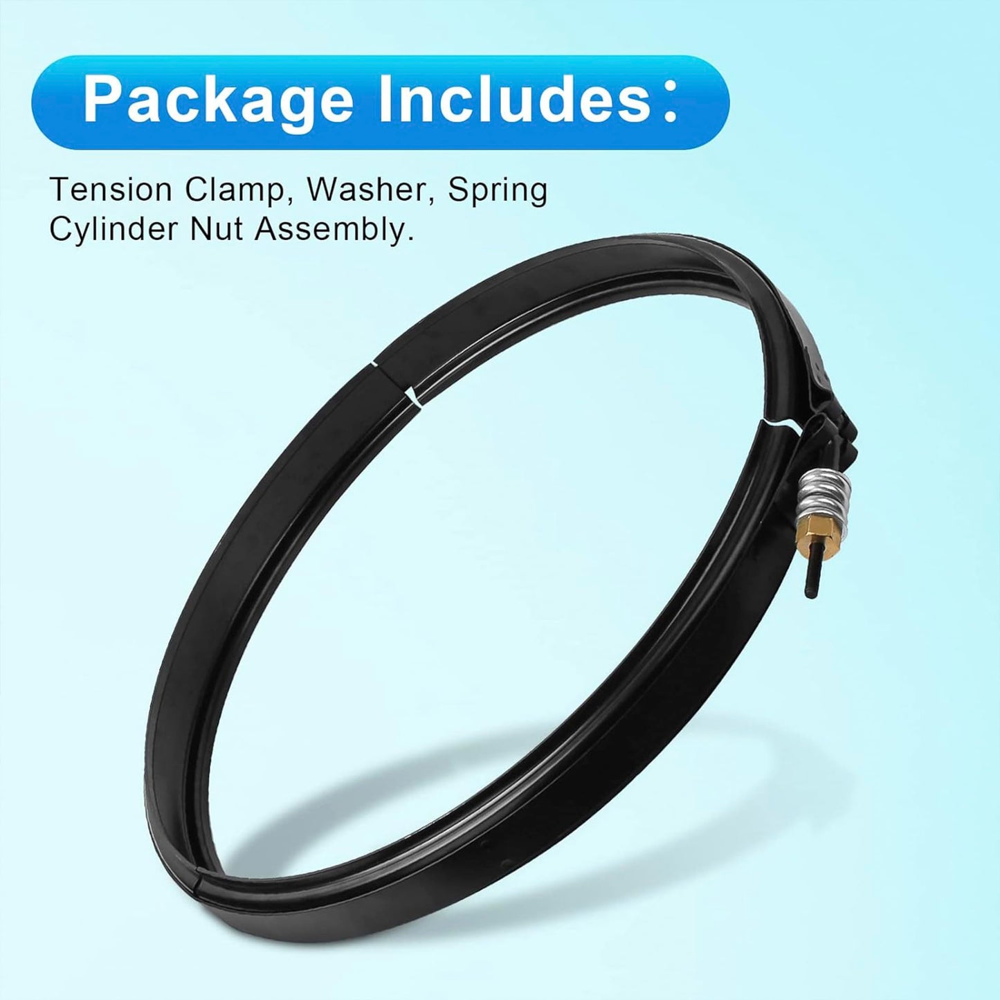 Upgrade 190003 Tension Control Clamp Kit for Pentair Pool&Spa Filter, Pool Filter Tension Clamp Compatible with Pentair FNS Plus Series, Clean&Clear Plus&Quad DE Series Filters Pumps, 23-1/4" Length