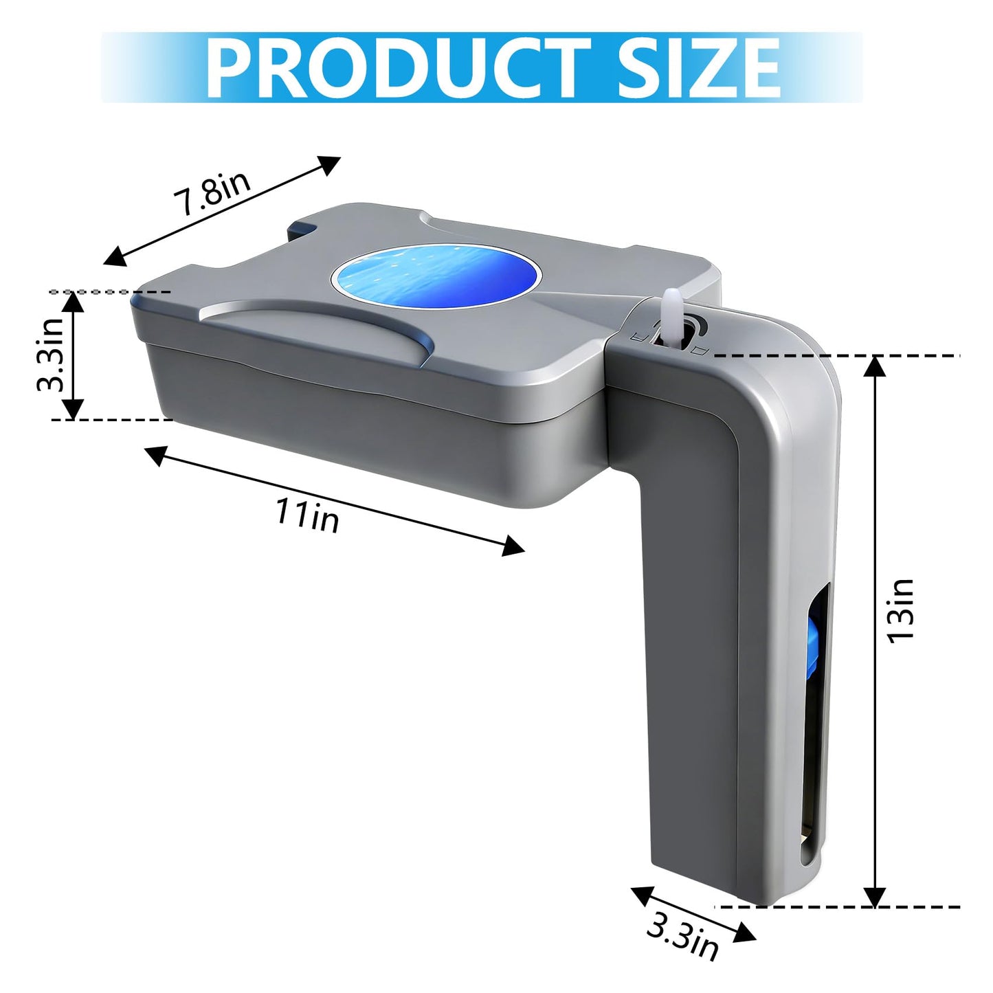 Automatic Pool Filler, Float-Operated Water Leveler with Float Valve for Above Ground & Inground Pools, No Drilling Tool-Free, UV-Protected ABS, Anti-Overflow, Pool Pump Protection, Compatible Spa.