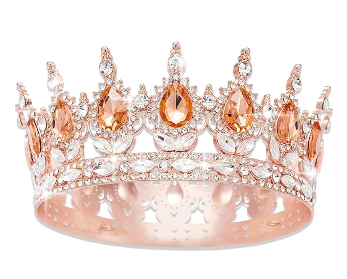 YOUlDIANZI Queen Crown Rhinestone Wedding Crowns and Tiaras for Women Costume Party Hair Accessories Princess Birthday Crown Crystal Bridal Crowns