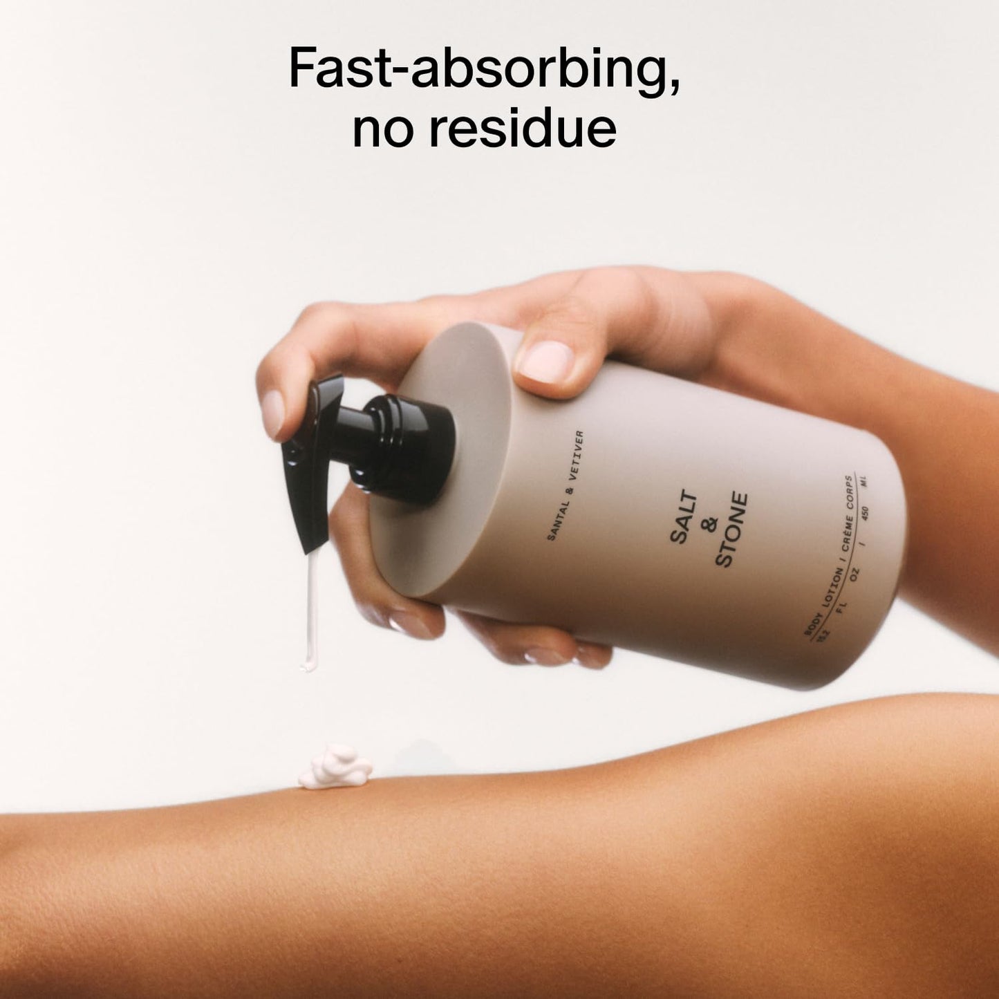 Salt & Stone Body Lotion for Women & Men | Saffron & Cedar | Hydrates, Nourishes & Softens Skin | Restores Dry Skin | Fast-Absorbing | Cruelty-Free & Vegan | 15.2 fl oz