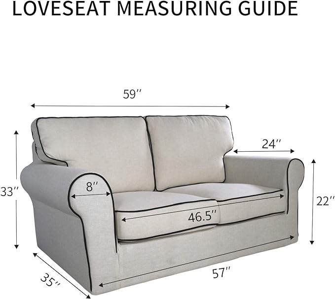 PureFit Reversible Quilted Sofa Cover, Water Resistant Medium Slipcover Furniture Protector, Washable Couch Cover with Non Slip Foam and Elastic Straps for Kids, Pets (Loveseat, Chocolate/Chocolate)