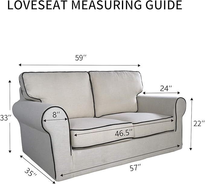 PureFit Reversible Quilted Sofa Cover, Water Resistant Medium Slipcover Furniture Protector, Washable Couch Cover with Non Slip Foam and Elastic Straps for Kids, Pets (Loveseat, Peacock Blue/Beige)