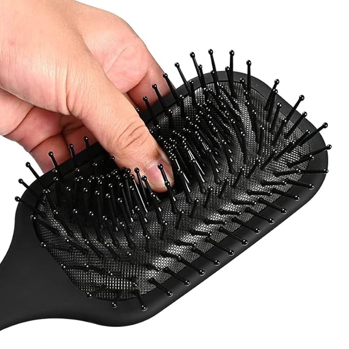 Pete & Pedro Paddle Detangle Hair Brush For Men & Women | Big Cushion Hairbrush Head for Blow-Drying, Detangling, Styling, Straightening & Smoothing Long/Thick/Curly/Wavy Hair | As Seen on Shark Tank