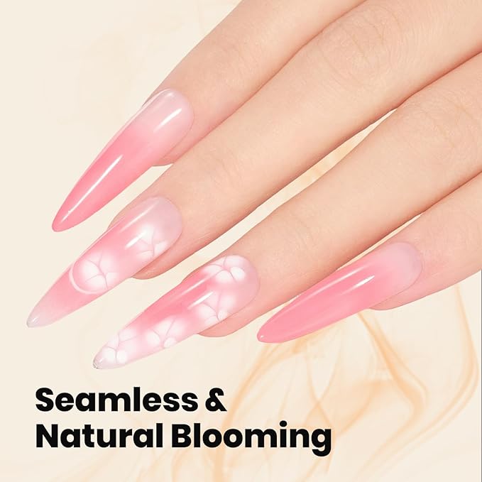 Beetles Blooming Gel for Nails - Easy Blooming Nail Art Gel for Floral & Marble Designs, UV/LED Cure Soak Off DIY at Home Gift for Women