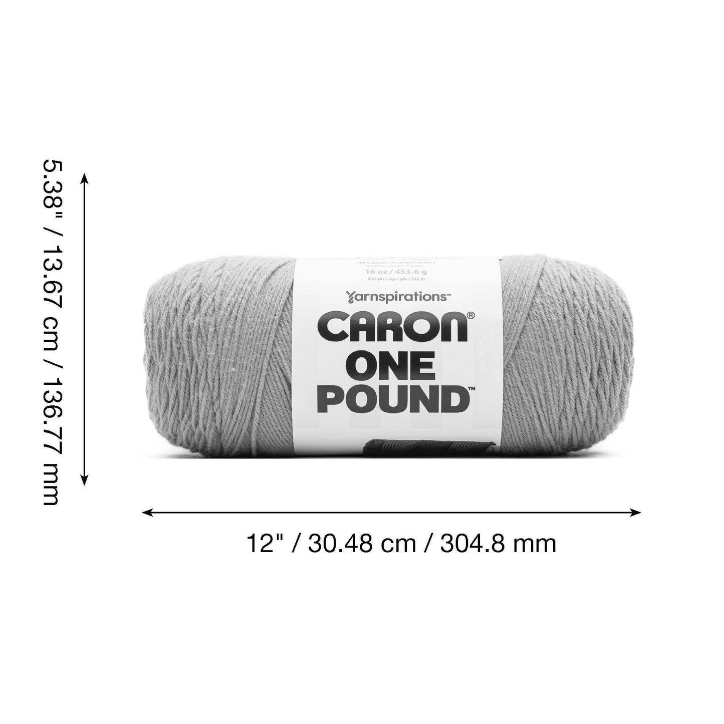 Caron One Pound Purple Yarn - 2 Pack of 454g/16oz - Acrylic - 4 Medium (Worsted) - 812 Yards - Knitting/Crochet