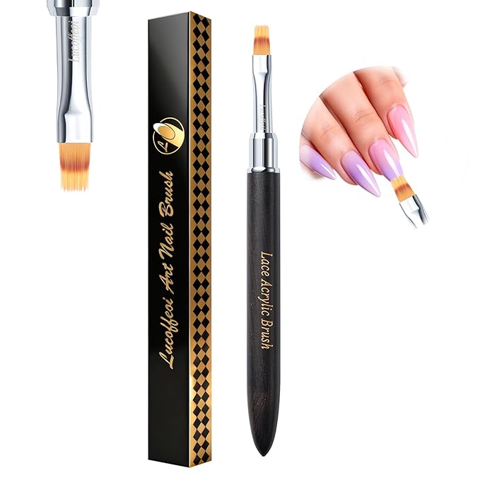Lace Acrylic Nail Brush-Ultra Fine Detail Tool for Professional Lace & Net Designs