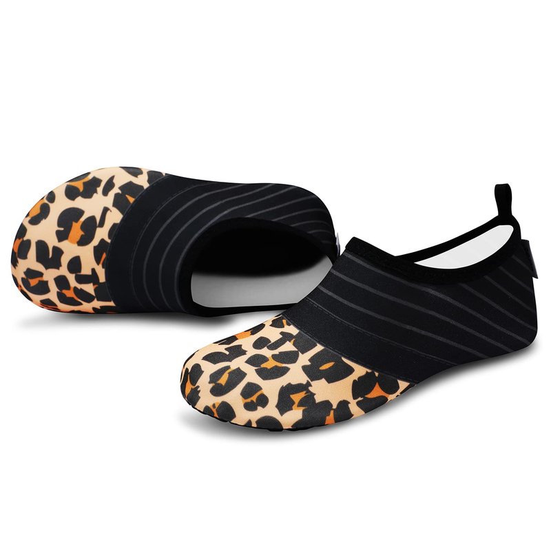 VIFUUR Water Sports Unisex Shoes Splice Orange Leopard - 11-12 W US / 9.5-10.5 M US (42-43)