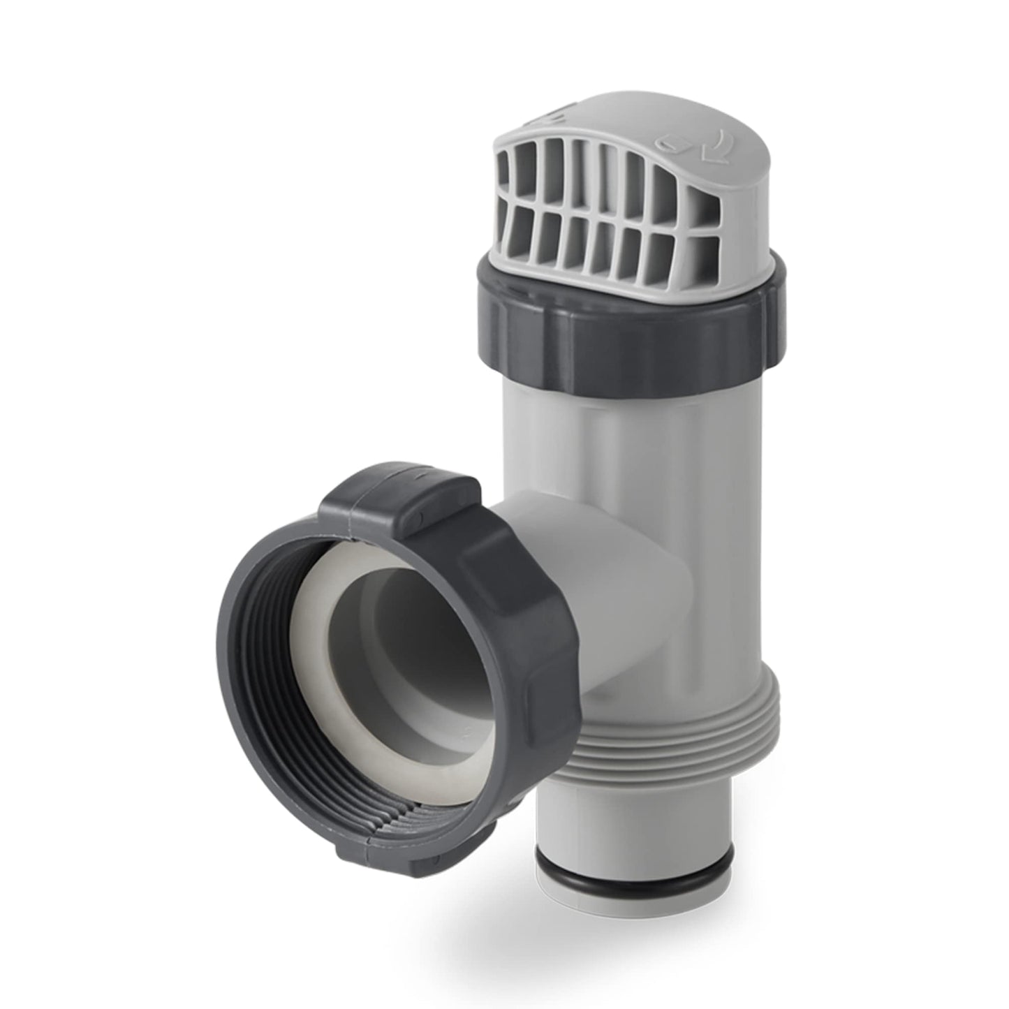 Intex 26004E Above Ground Swimming Pool Inlet Air Water Jet Replacement Part Kit; Includes Plunger Valve, Strainer Connector, Strainer Grid, etc.