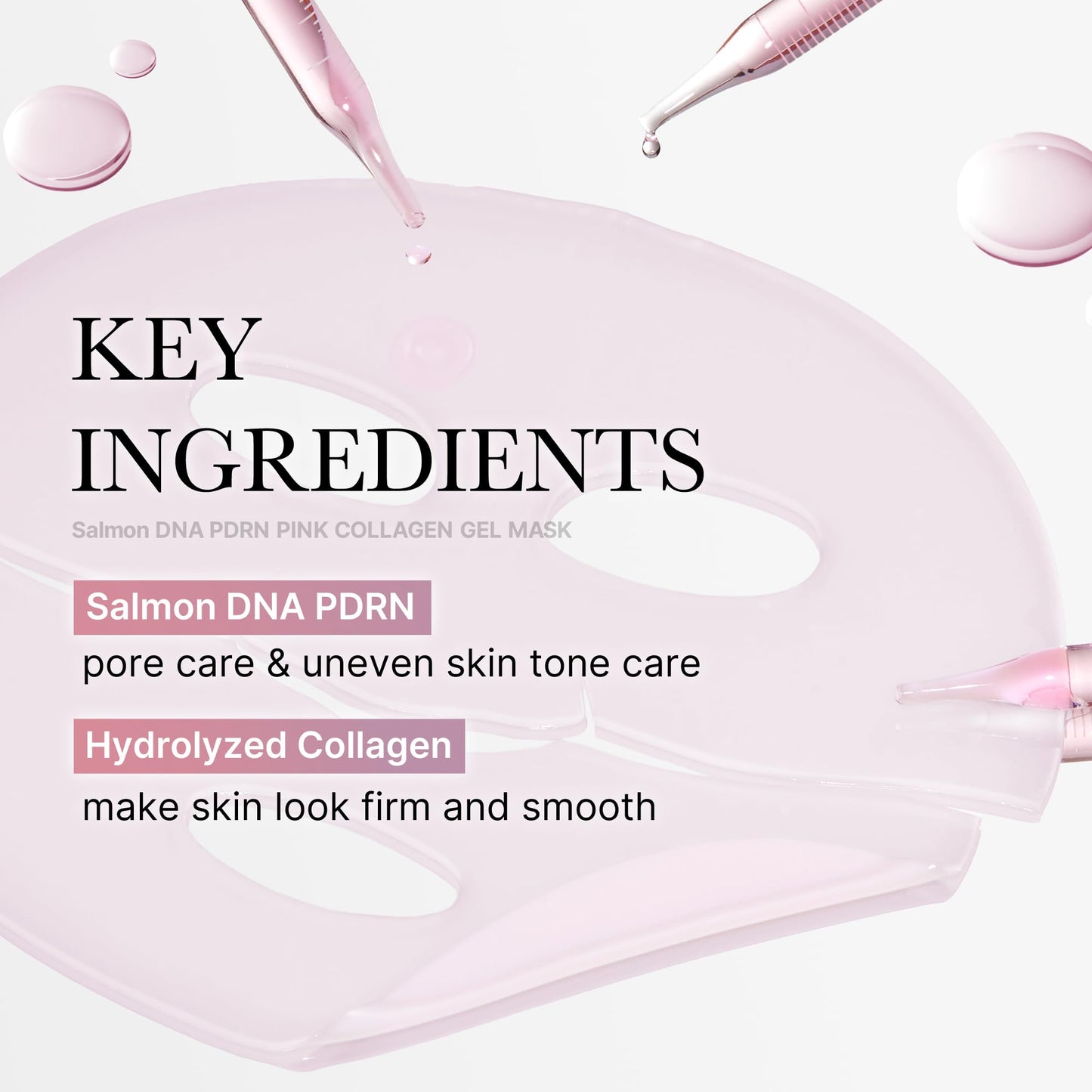 medicube Jelly Gel Mask with Salmon DNA PDRN Pink Collagen | Overnight Face Mask for Glass Glow Skin | Elasticity, Hydrating, Firming and Moisturizing | Korean Skincare, 28g x 4ea